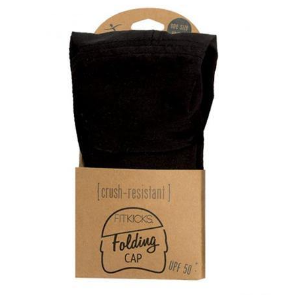 FITKICKS FOLDABLE CAP | FITCAP2-BLK