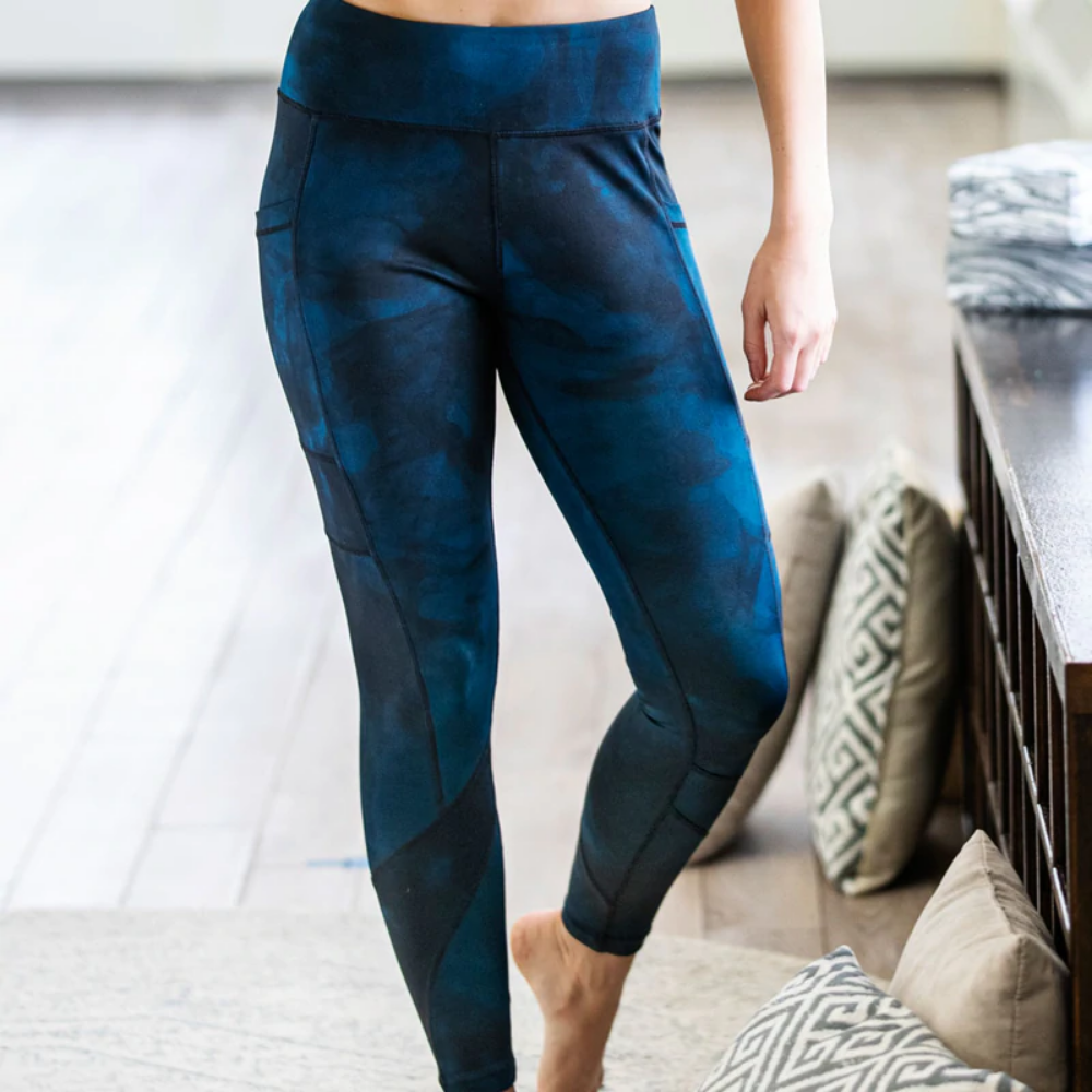 FITKICKS CROSSOVER LEGGINGS ELECTRIC JUNGLE, ABYSS | FITLEJ-AS